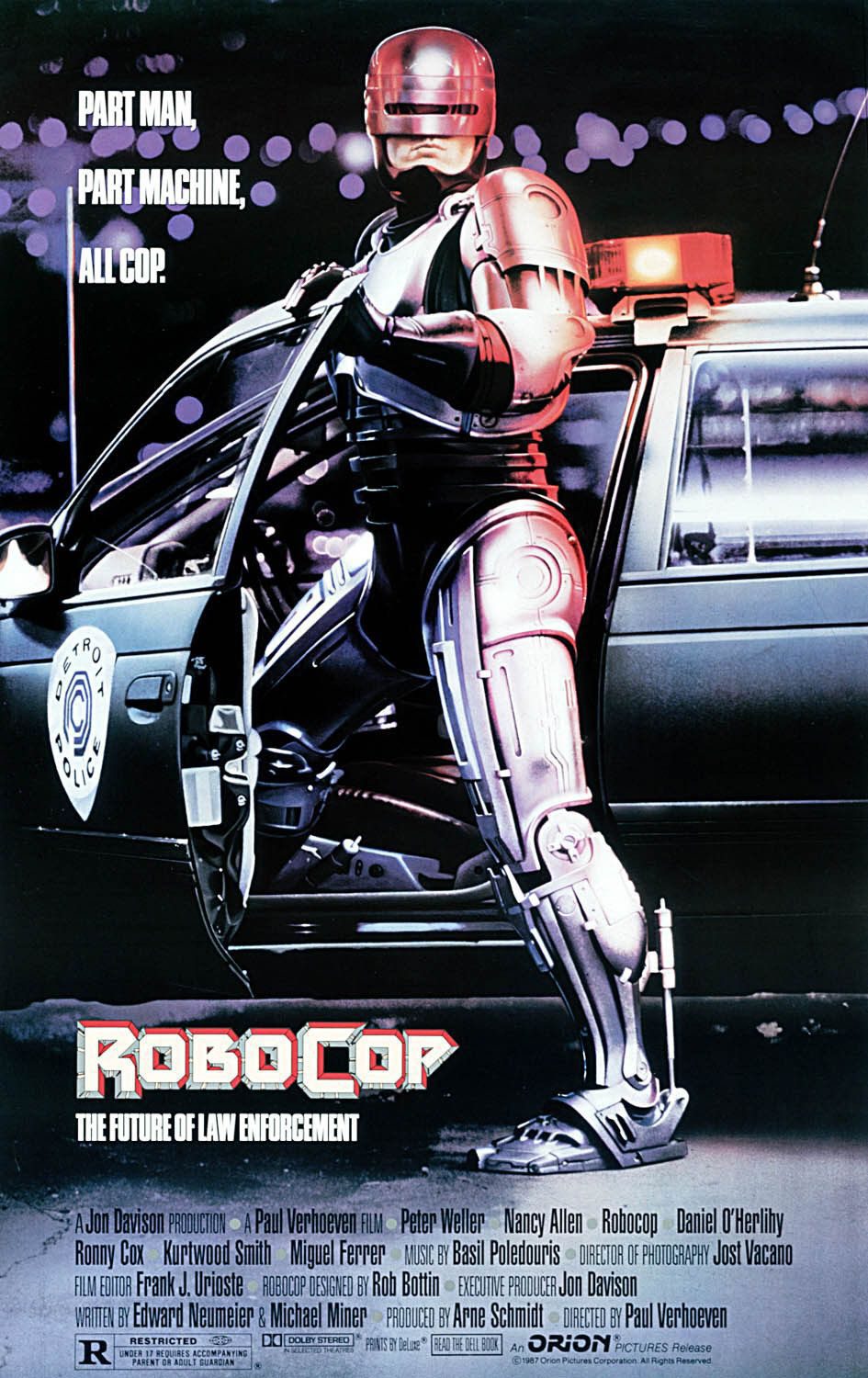 Cartel de Robocop - Estados Unidos