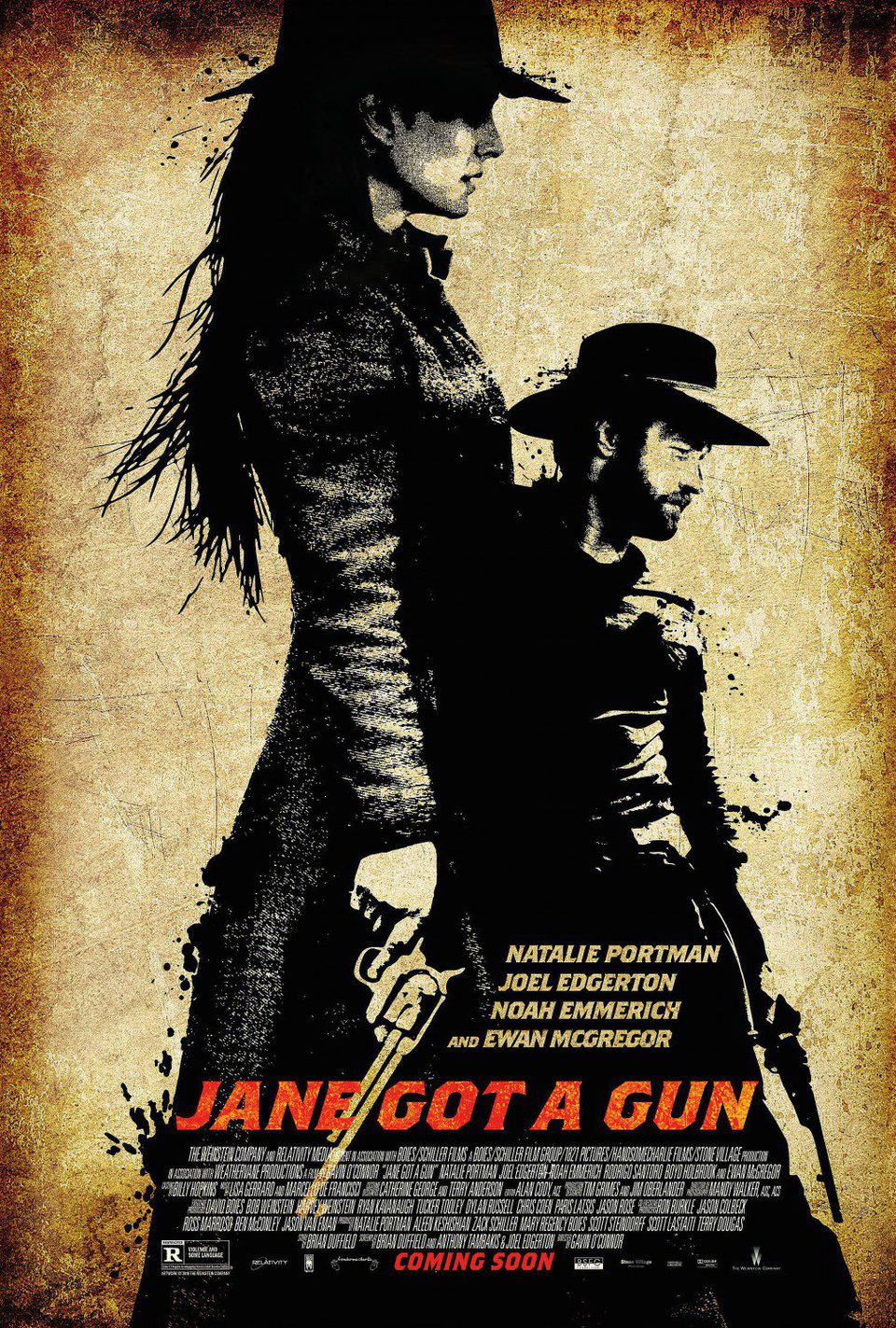 Cartel de Jane Got a Gun - Estados Unidos