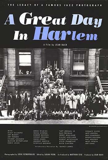 Cartel de A Great Day in Harlem - Estados Unidos