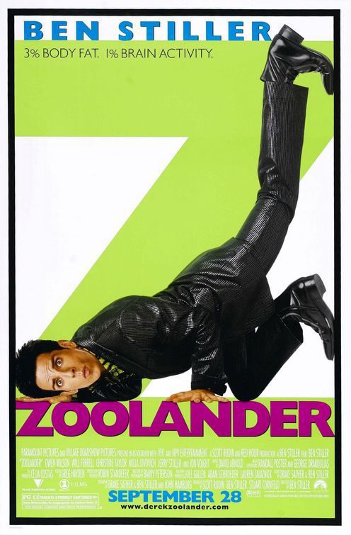 Cartel de Zoolander - Estados Unidos
