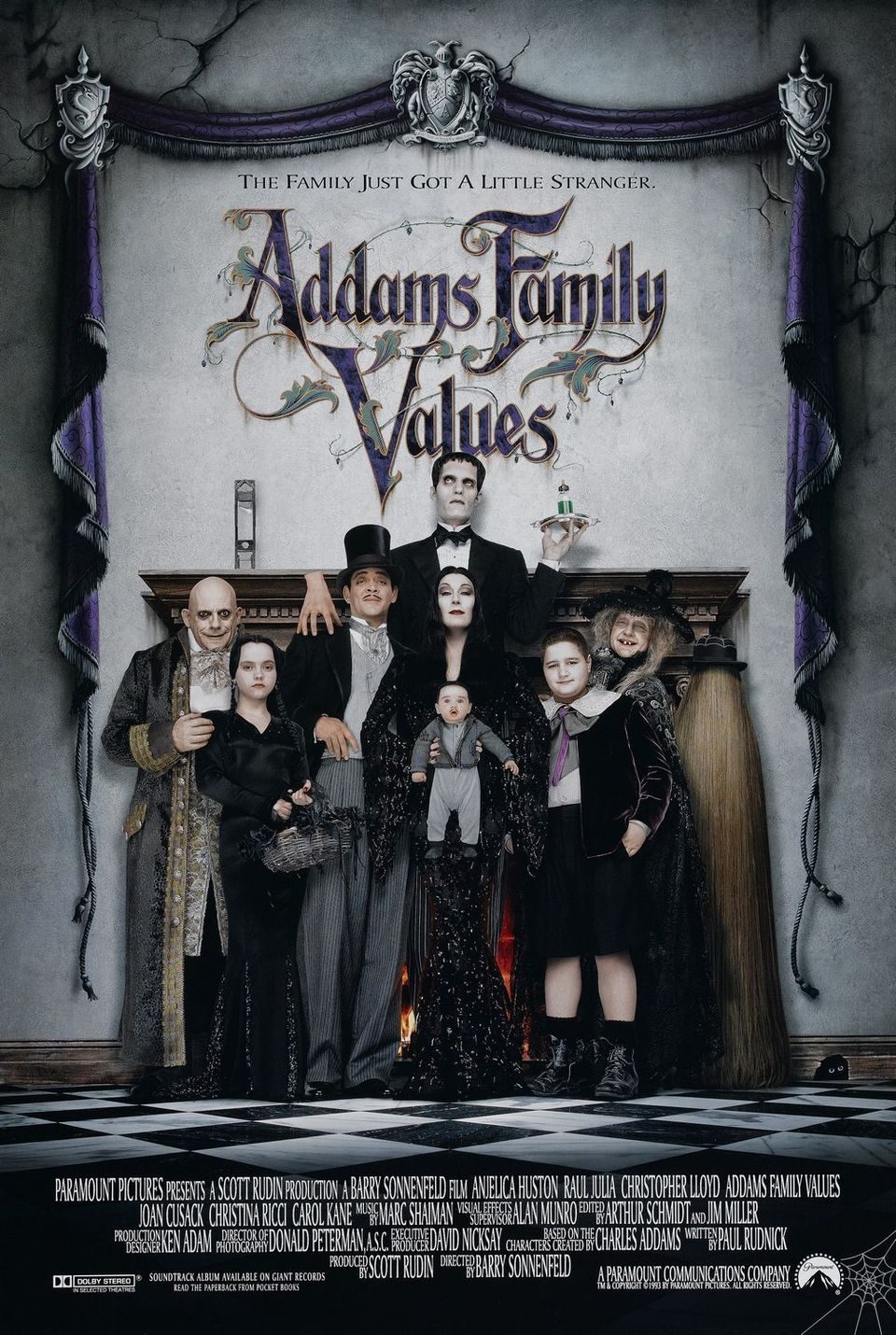 Cartel de La familia Addams: La tradición continúa - EEUU