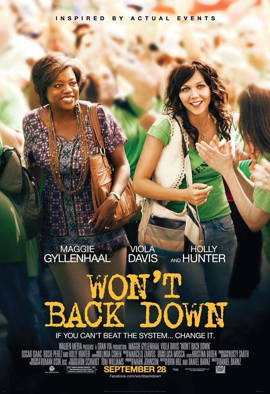 Cartel de Won't Back Down - EEUU