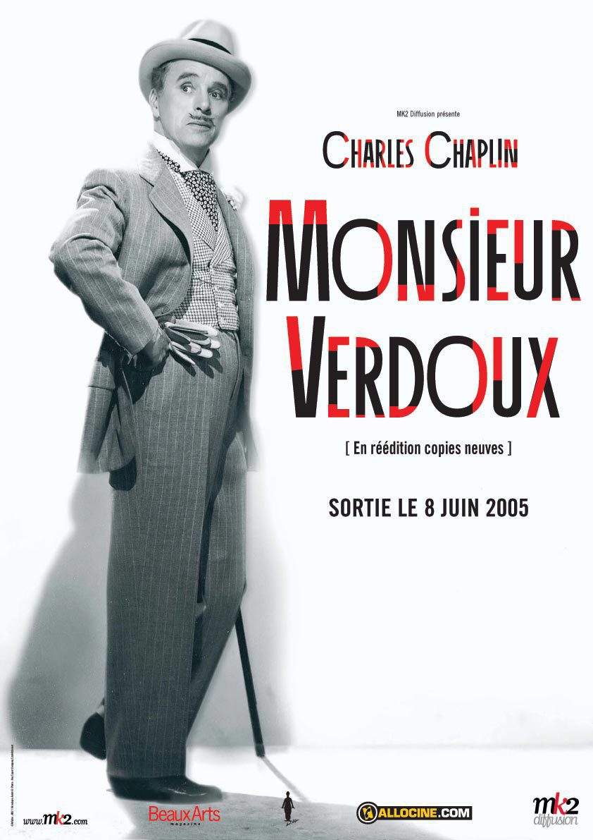 Cartel de Monsieur Verdoux - Estados Unidos