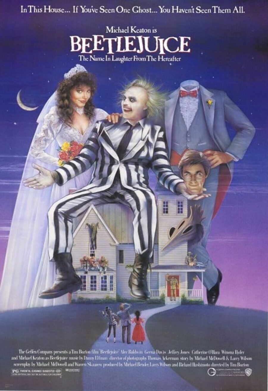 Cartel de Beetlejuice - EEUU