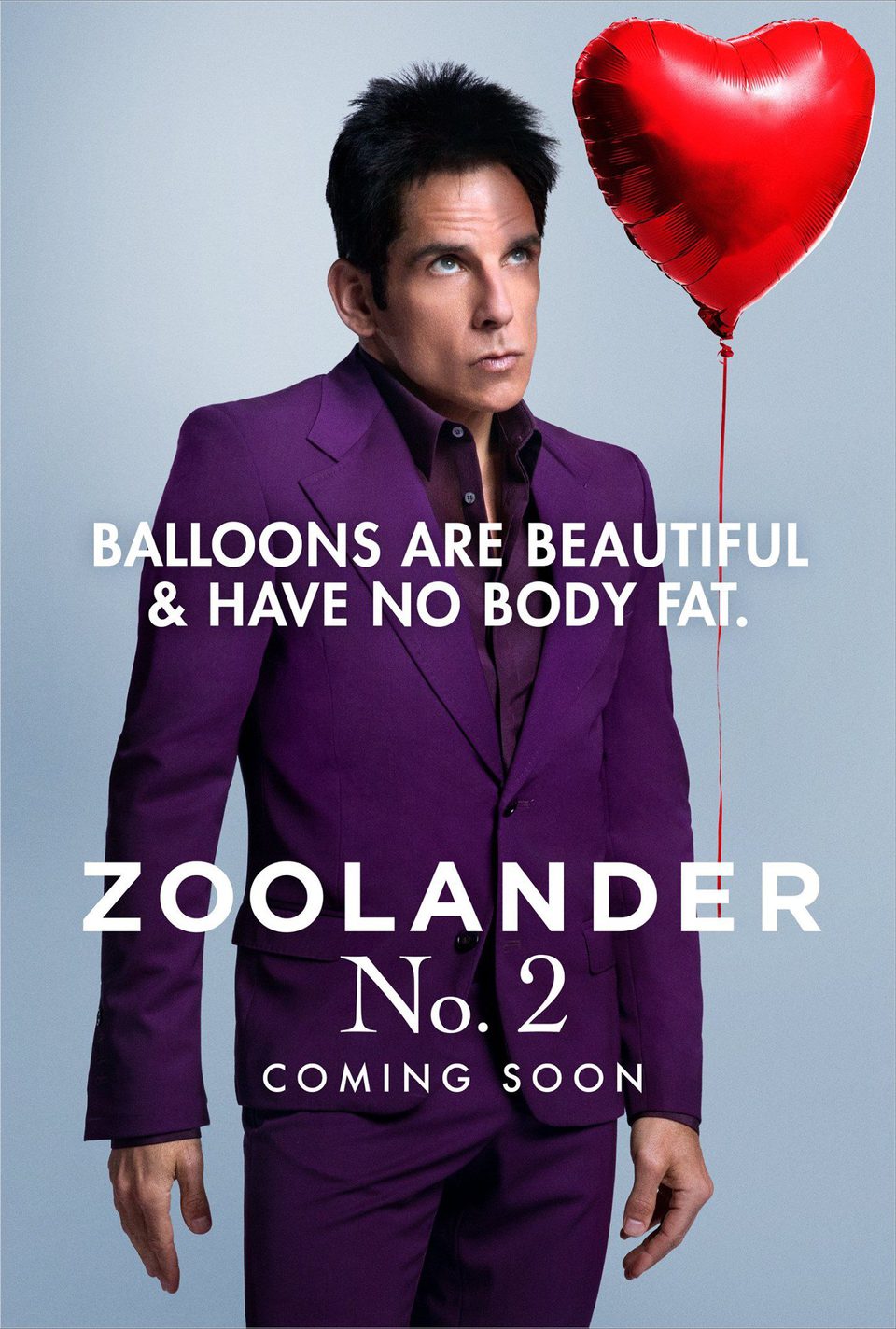 Cartel de Zoolander 2 - Ben Stiller San Valentín