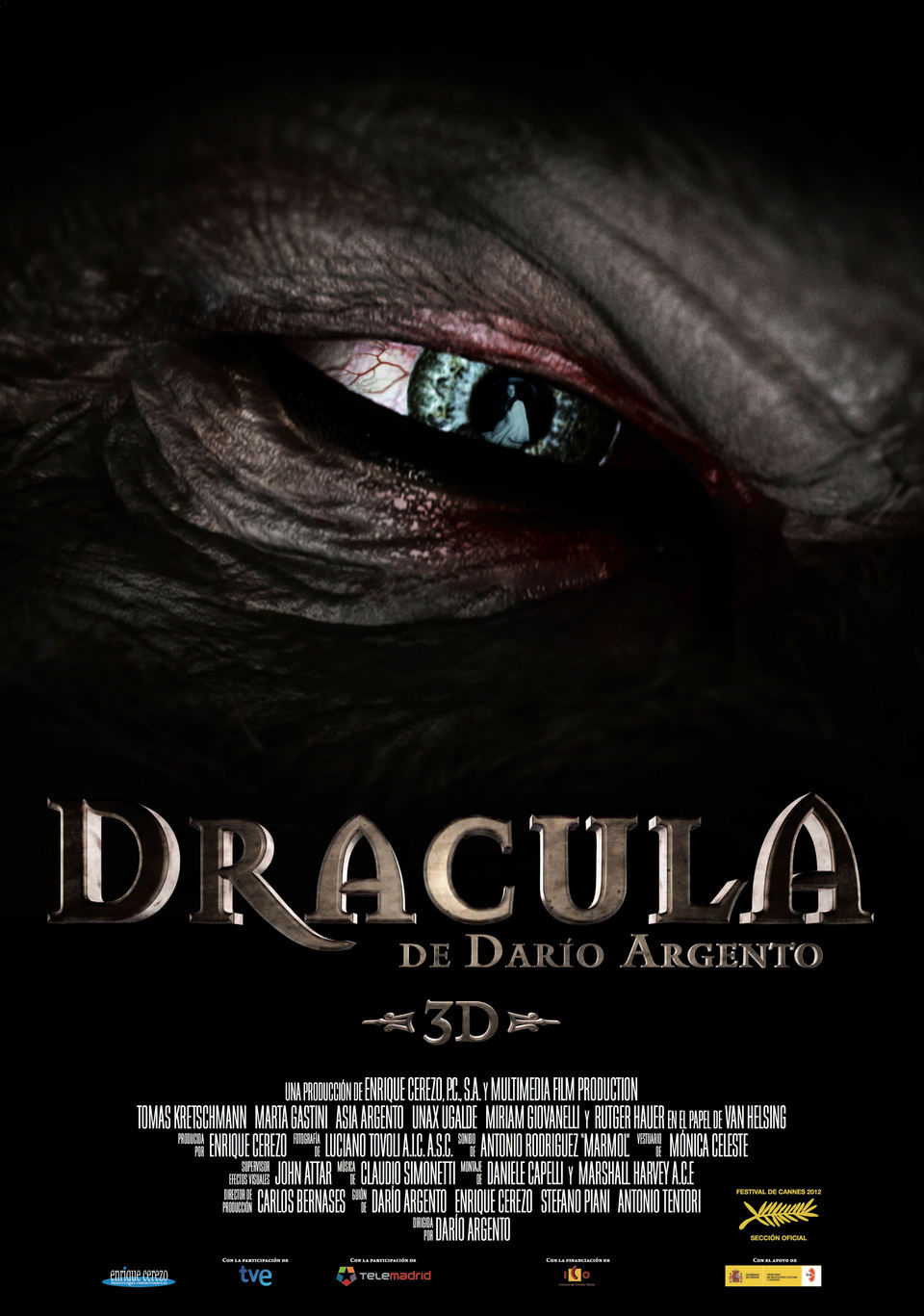 Cartel de Drácula 3D - España