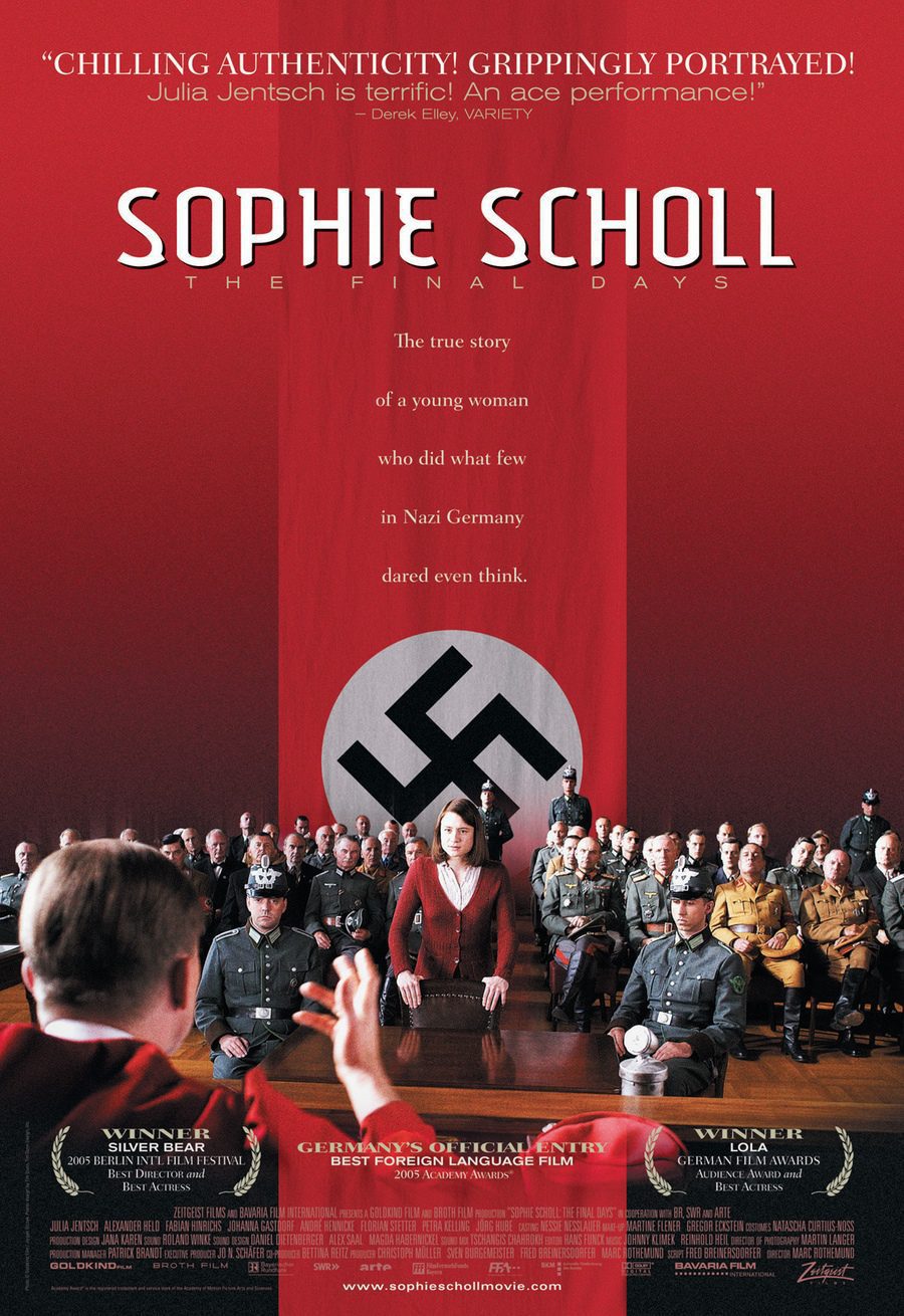 Cartel de Sophie Scholl - Los últimos días - Estados Unidos