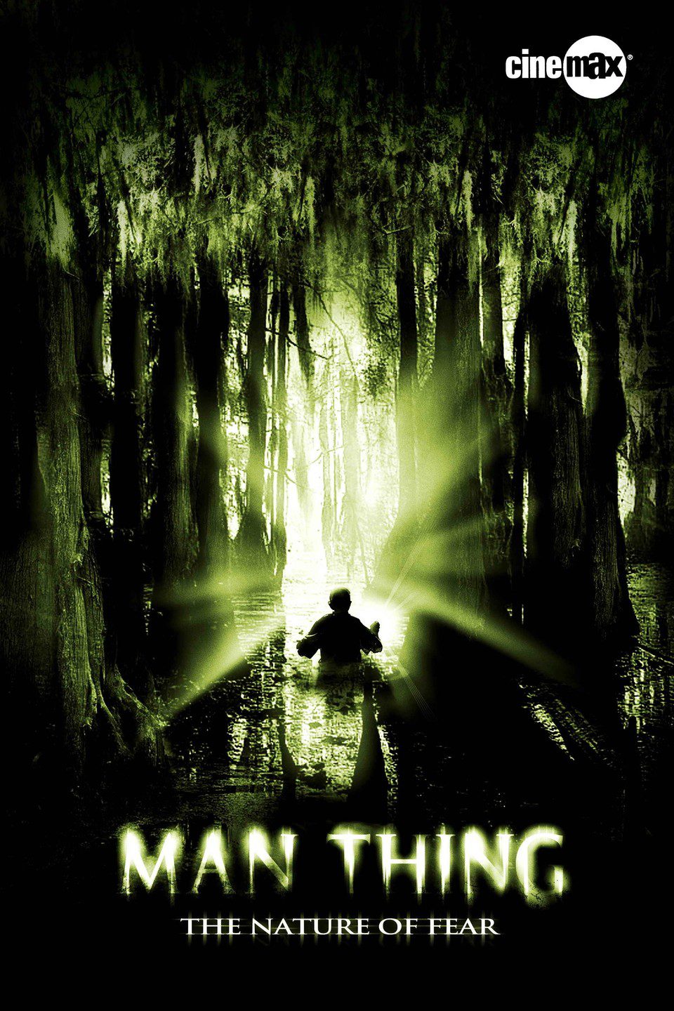 Cartel de Man Thing - La naturaleza del miedo - Estados Unidos