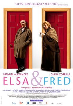 Cartel de Elsa y Fred