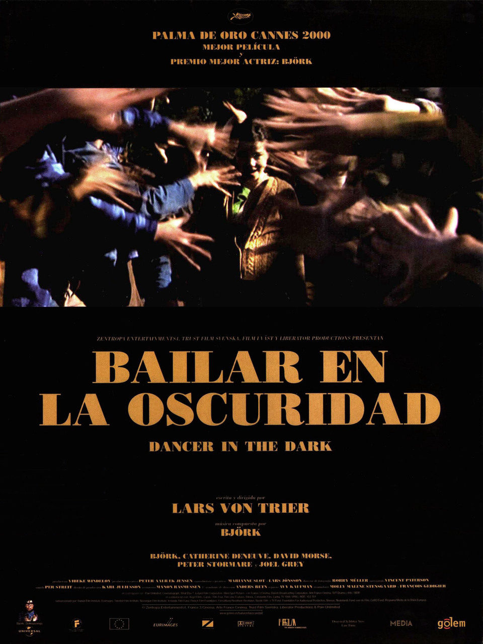 Cartel de Bailar en la oscuridad - España