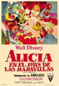 Cartel de Alicia en el país de las maravillas