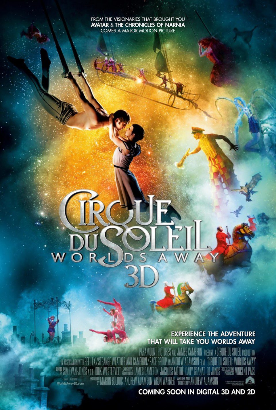 Cartel de Cirque du Soleil: Mundos lejanos - EEUU