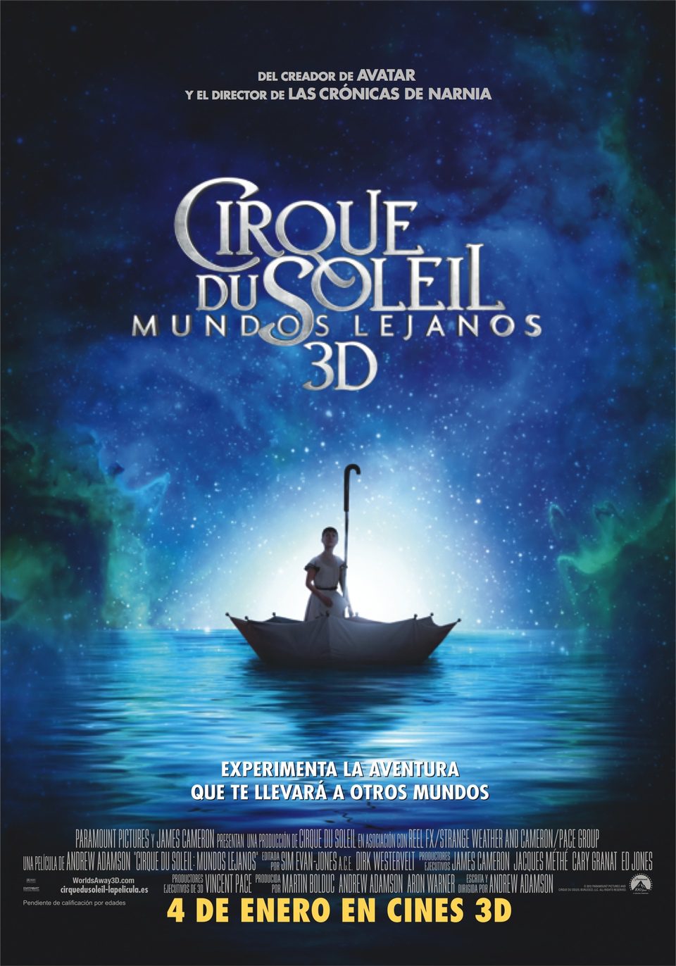 Cartel de Cirque du Soleil: Mundos lejanos - España