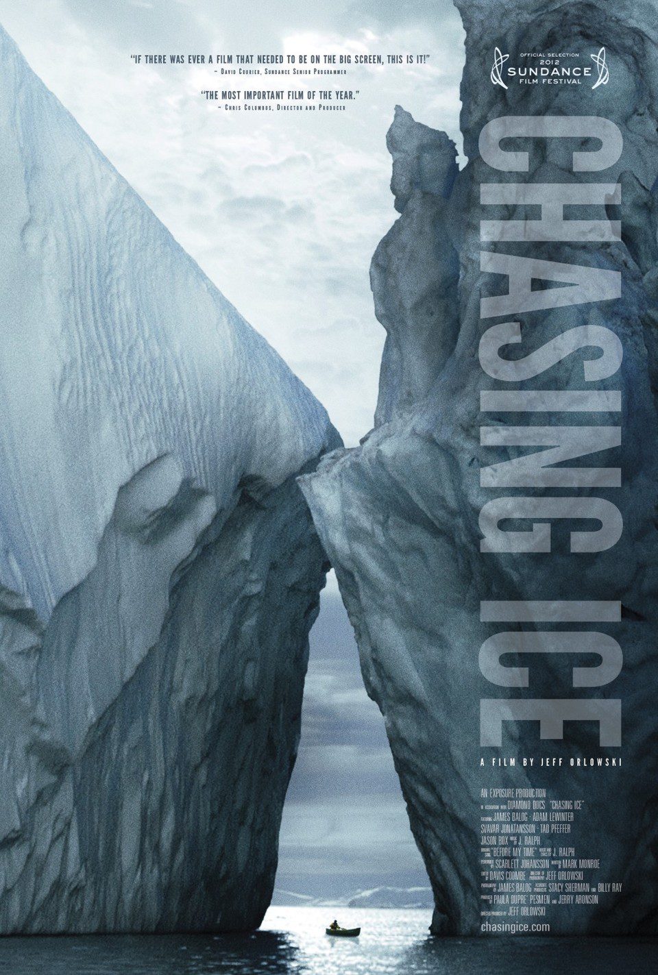 Cartel de Chasing Ice - EEUU