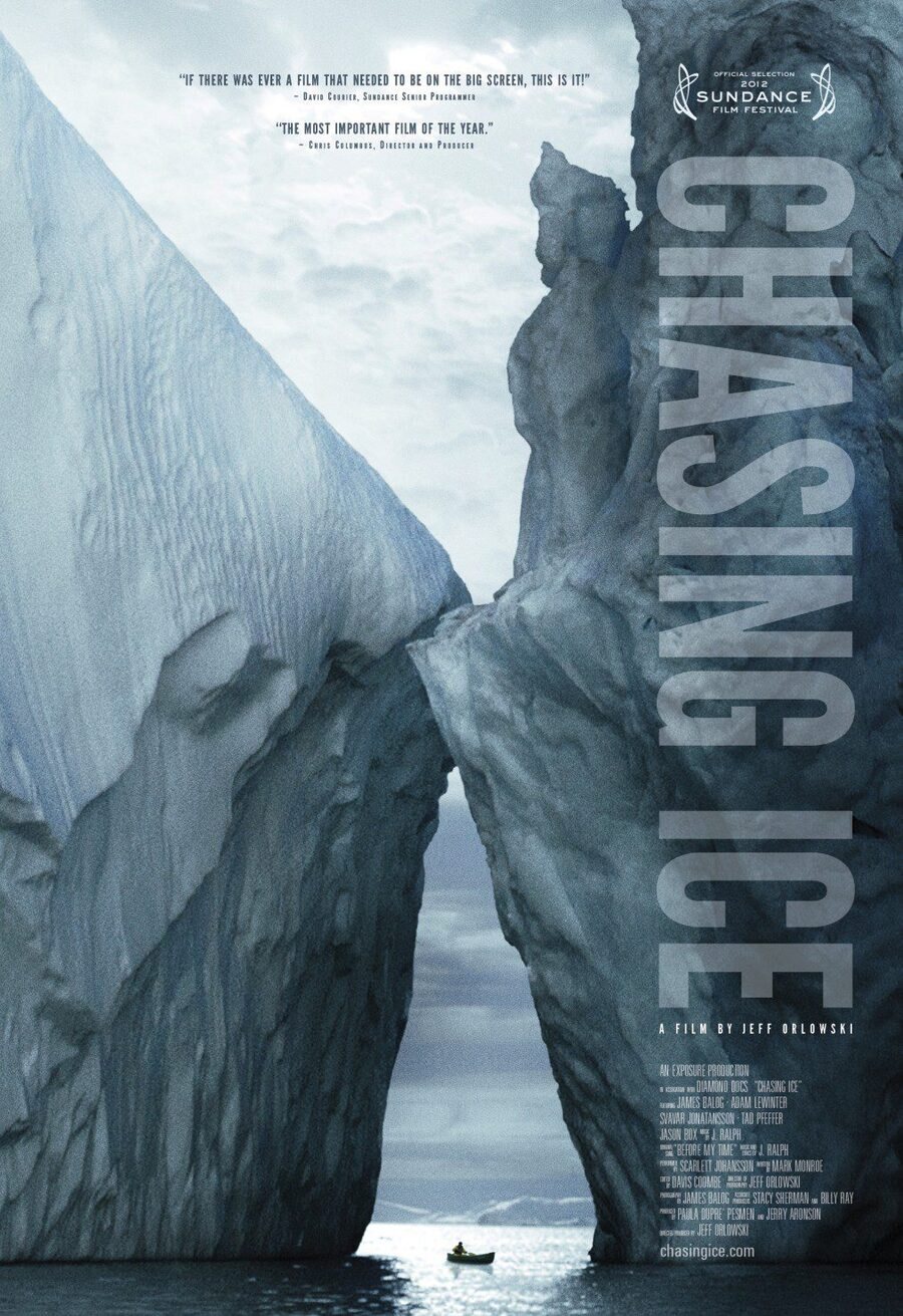 Cartel de Chasing Ice - EEUU