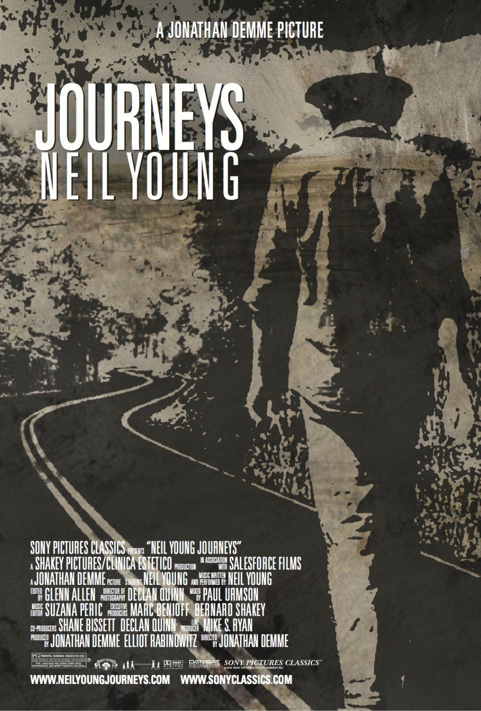 Cartel de Neil Young Journeys - EEUU