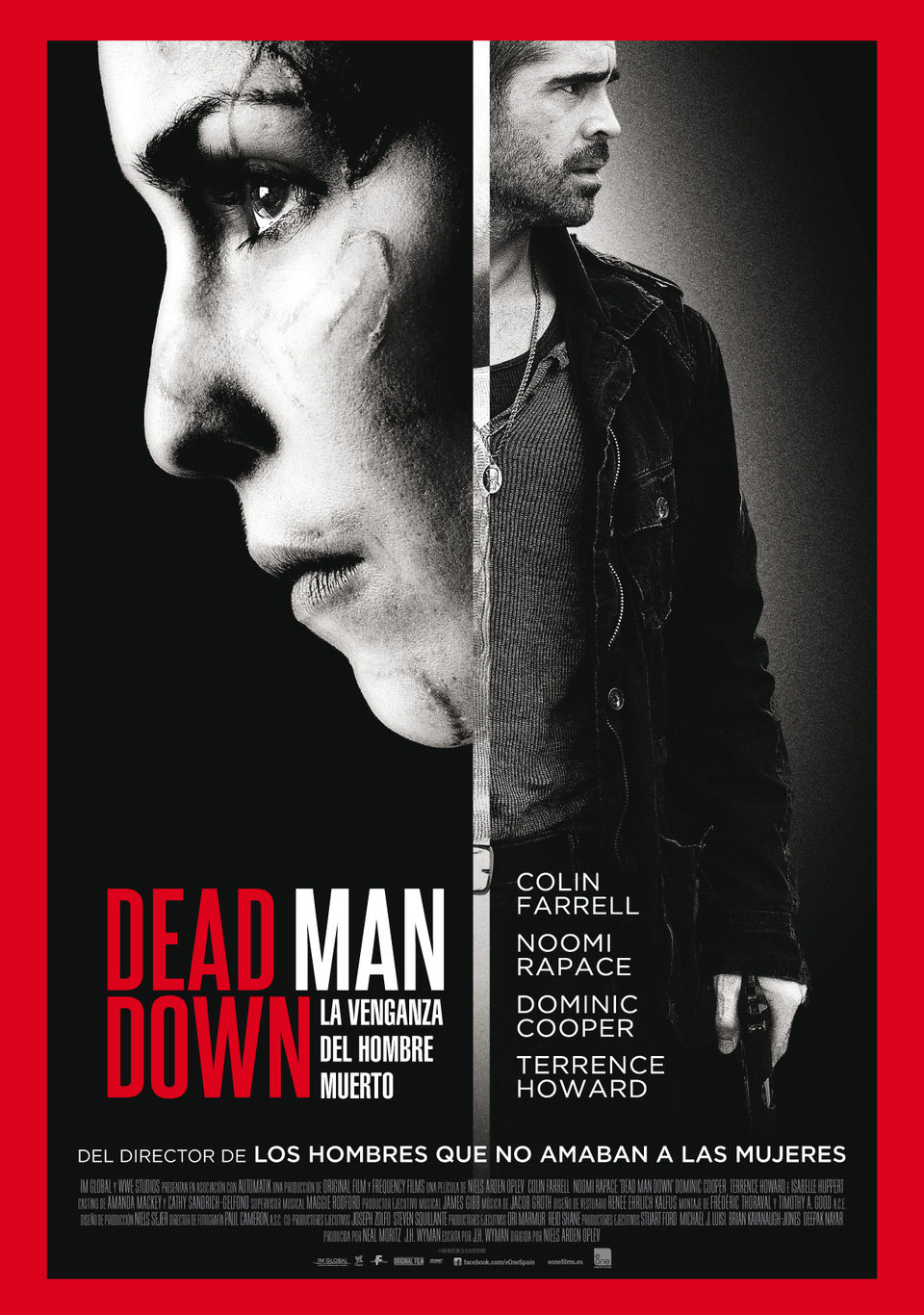 Cartel de Dead Man Down (La venganza del hombre muerto) - España