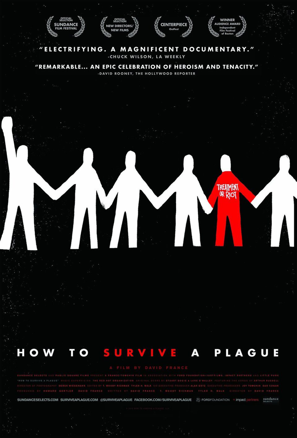 Cartel de How to Survive a Plague - EEUU