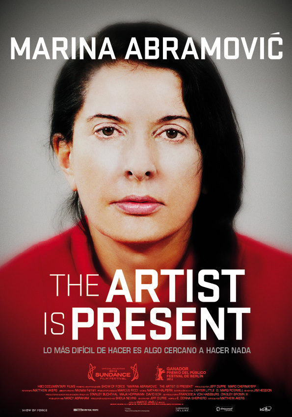 Cartel de Marina Abramovic: La artista está presente - España