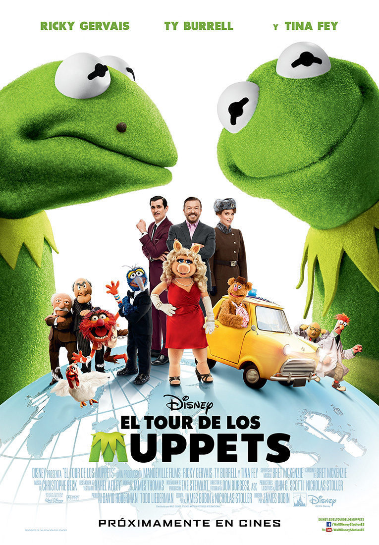 Cartel España de 'Muppets 2: Los más buscados'