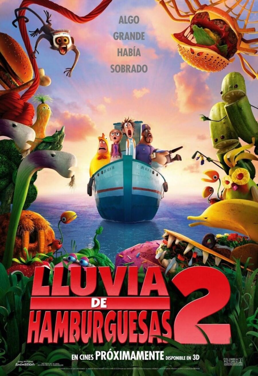 Cartel de Lluvia de hamburguesas - México
