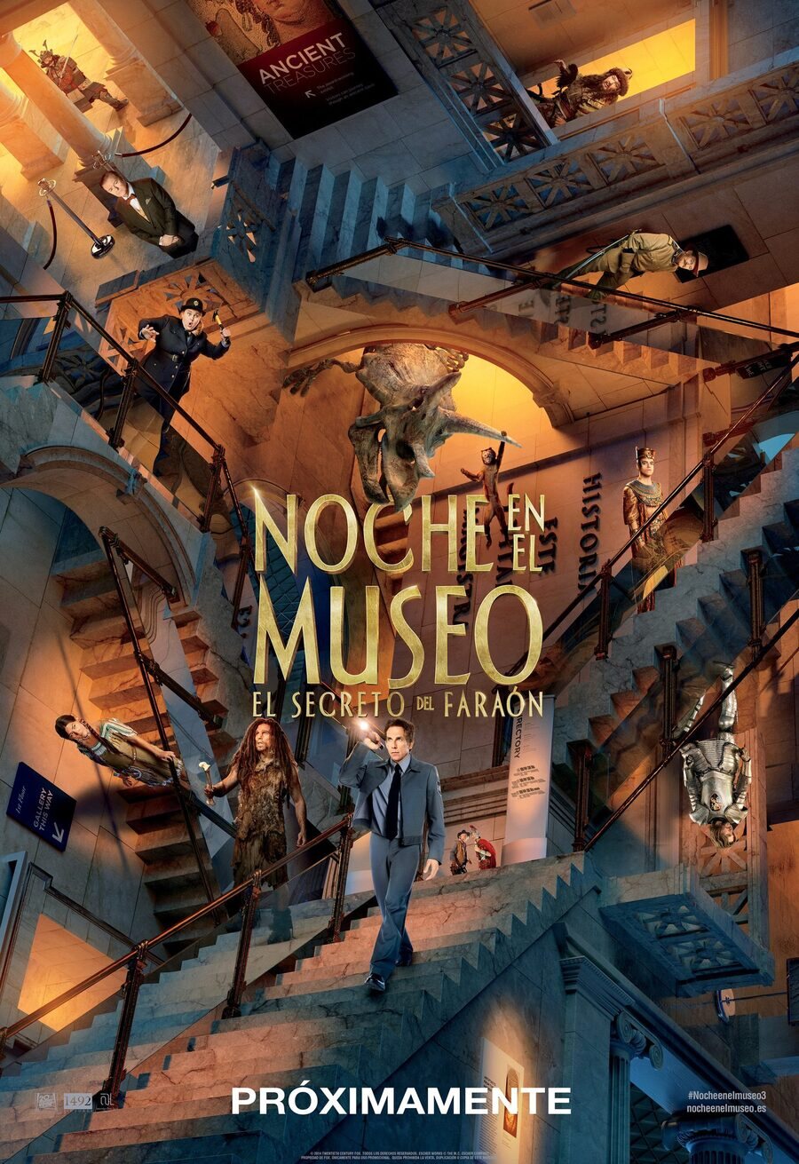 Cartel de Una Noche En El Museo: El Secreto Del Faraón - España