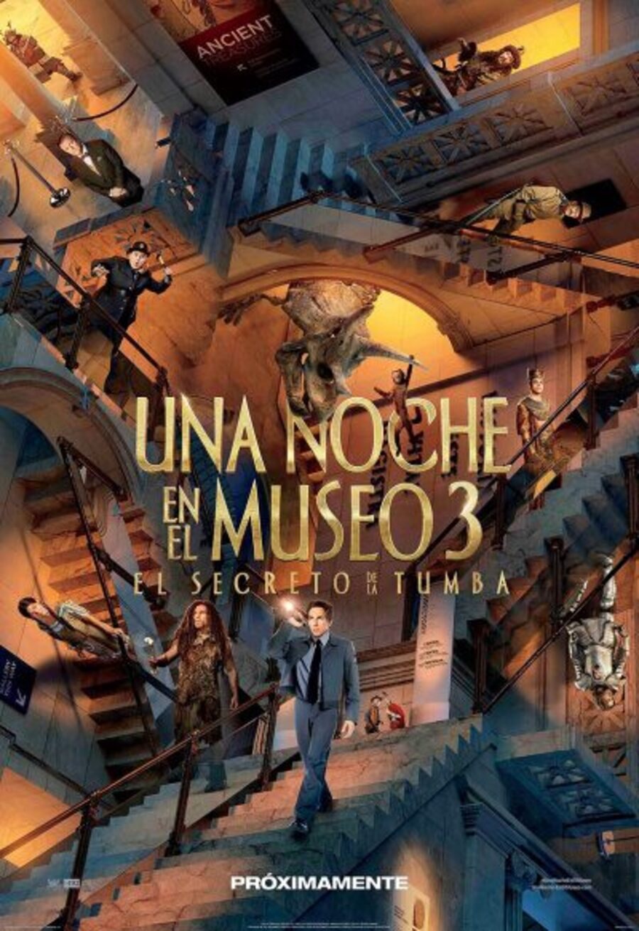 Cartel de Una Noche En El Museo: El Secreto Del Faraón - México