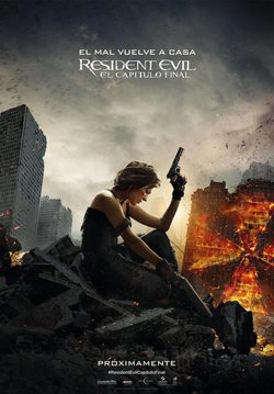 Poster español de 'Resident Evil: El Capítulo Final'