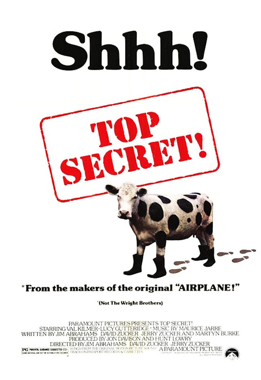 Cartel de Top Secret - EEUU