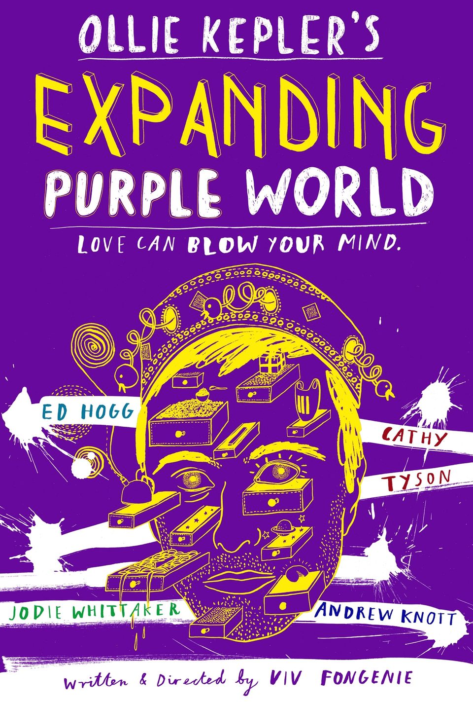 Cartel de Ollie Kepler's Expanding Purple World - Reino Unido