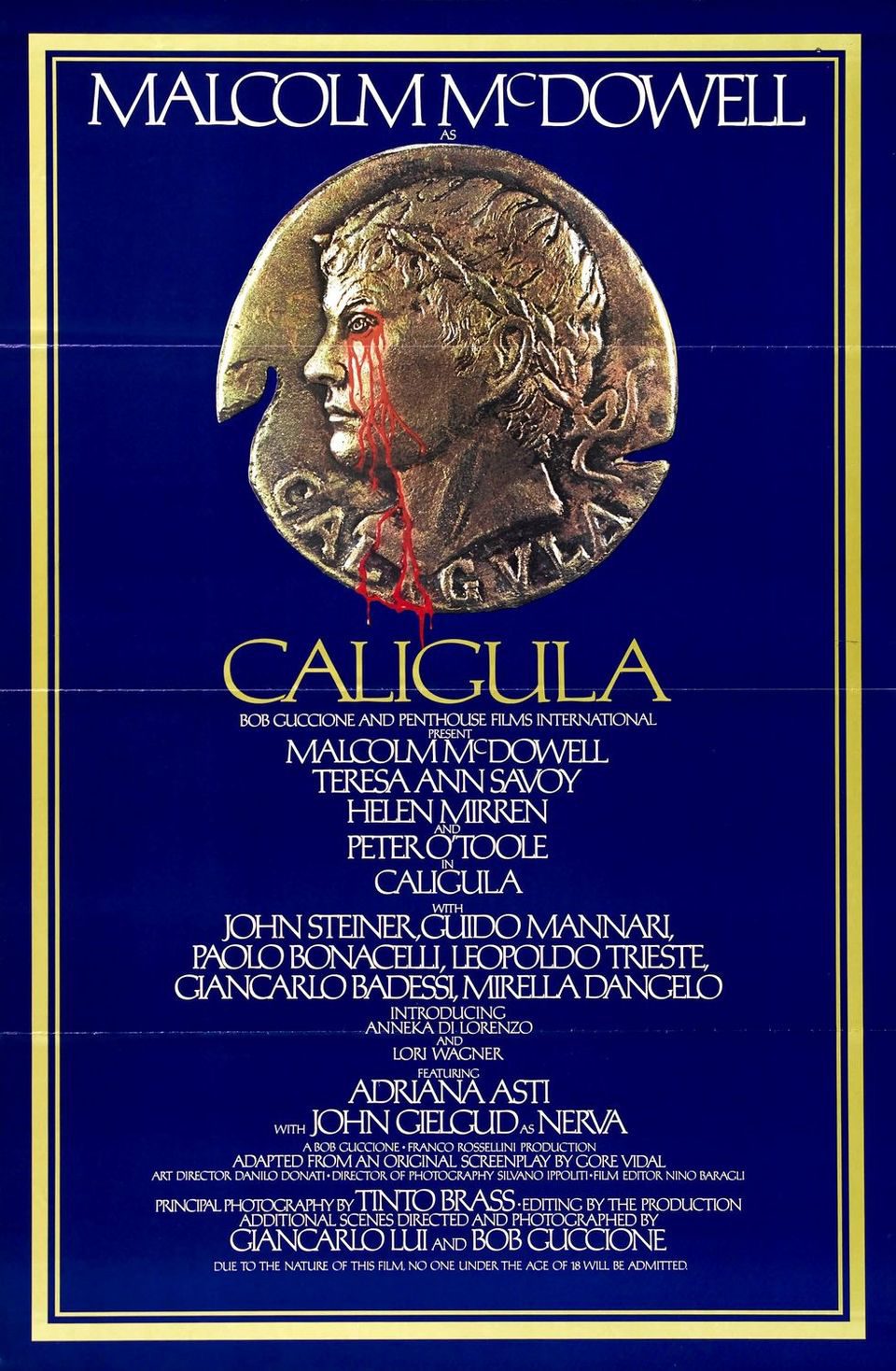 Cartel de Calígula - EEUU