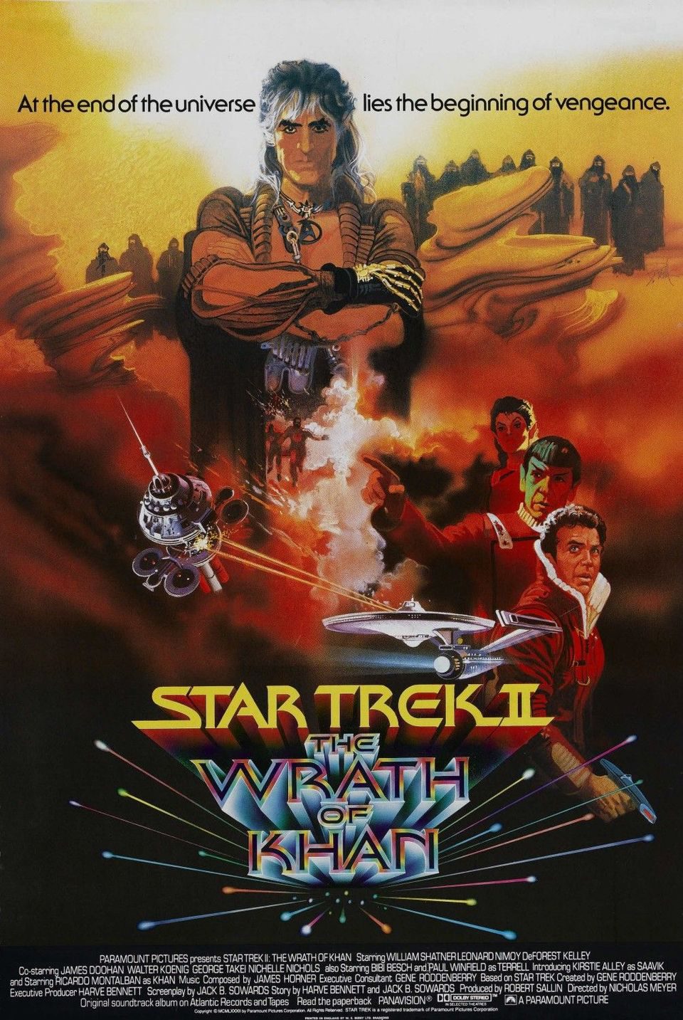 Cartel de Star Trek II: La ira de Khan - EEUU