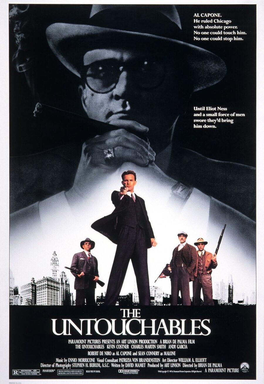 Cartel de Los intocables de Eliot Ness - Estados Unidos