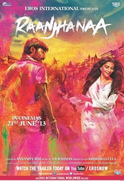 Cartel de Raanjhanaa