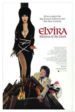 Cartel de Elvira, reina de las tinieblas