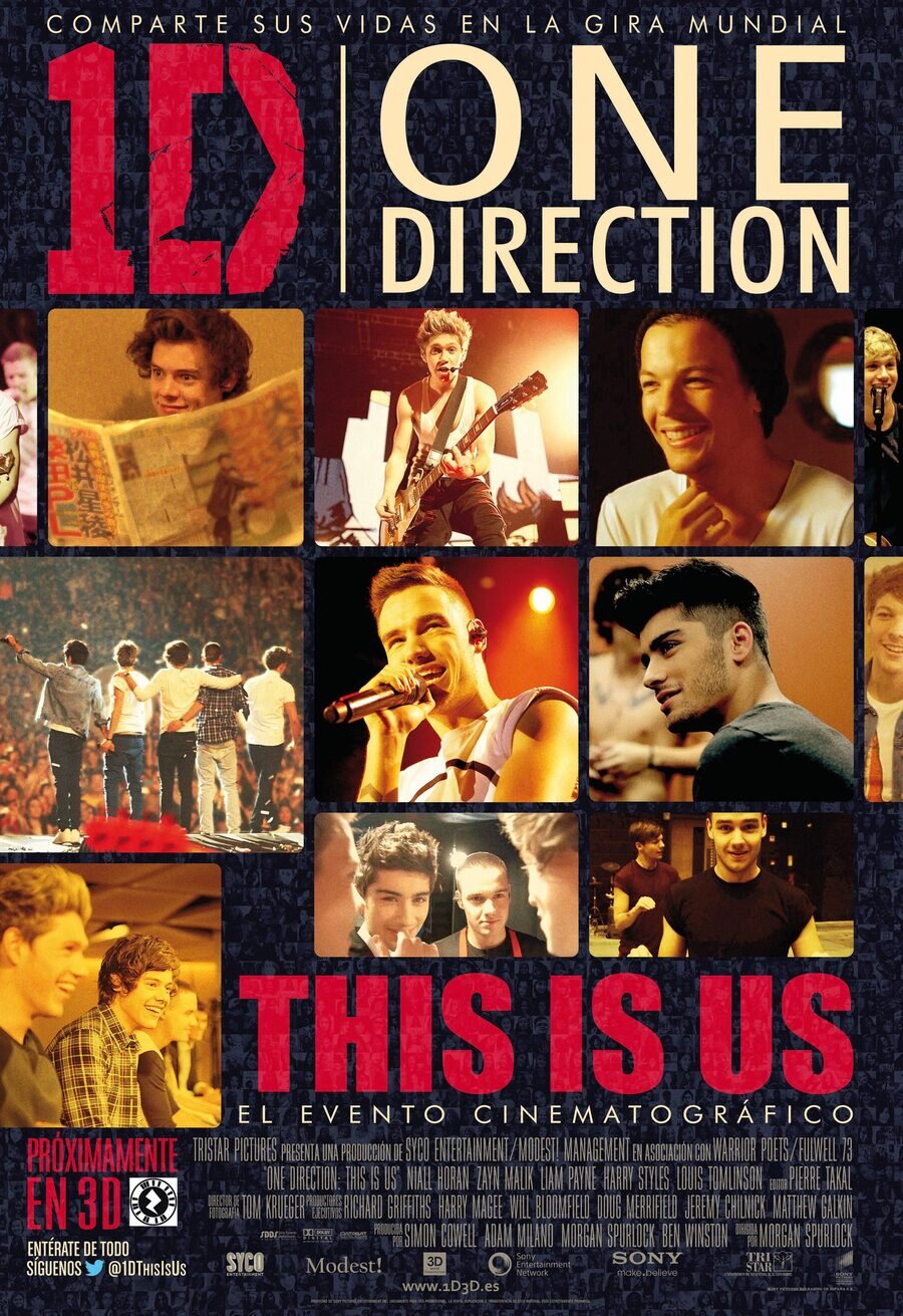Cartel de One Direction: This is Us - España