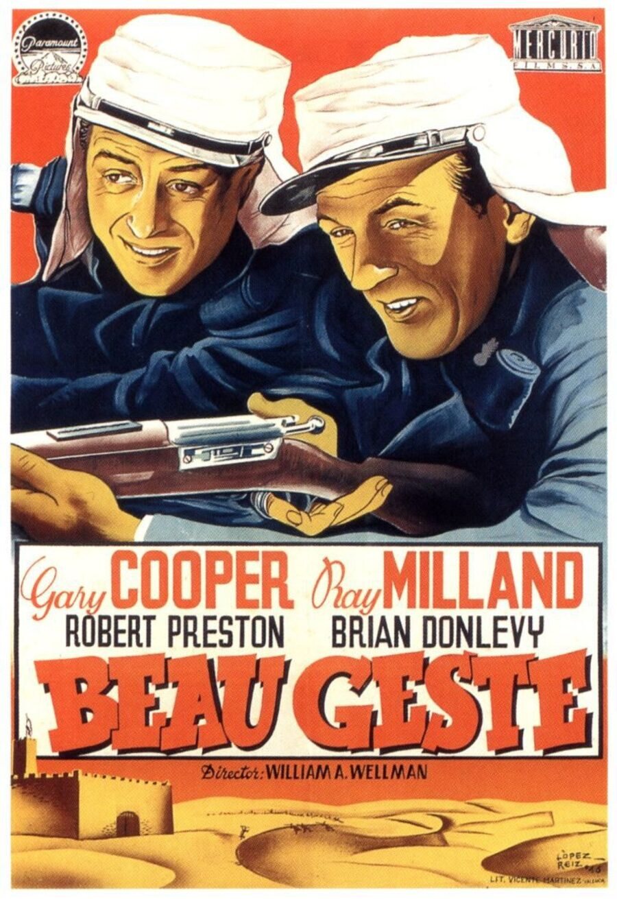 Cartel de Beau Geste - EE.UU