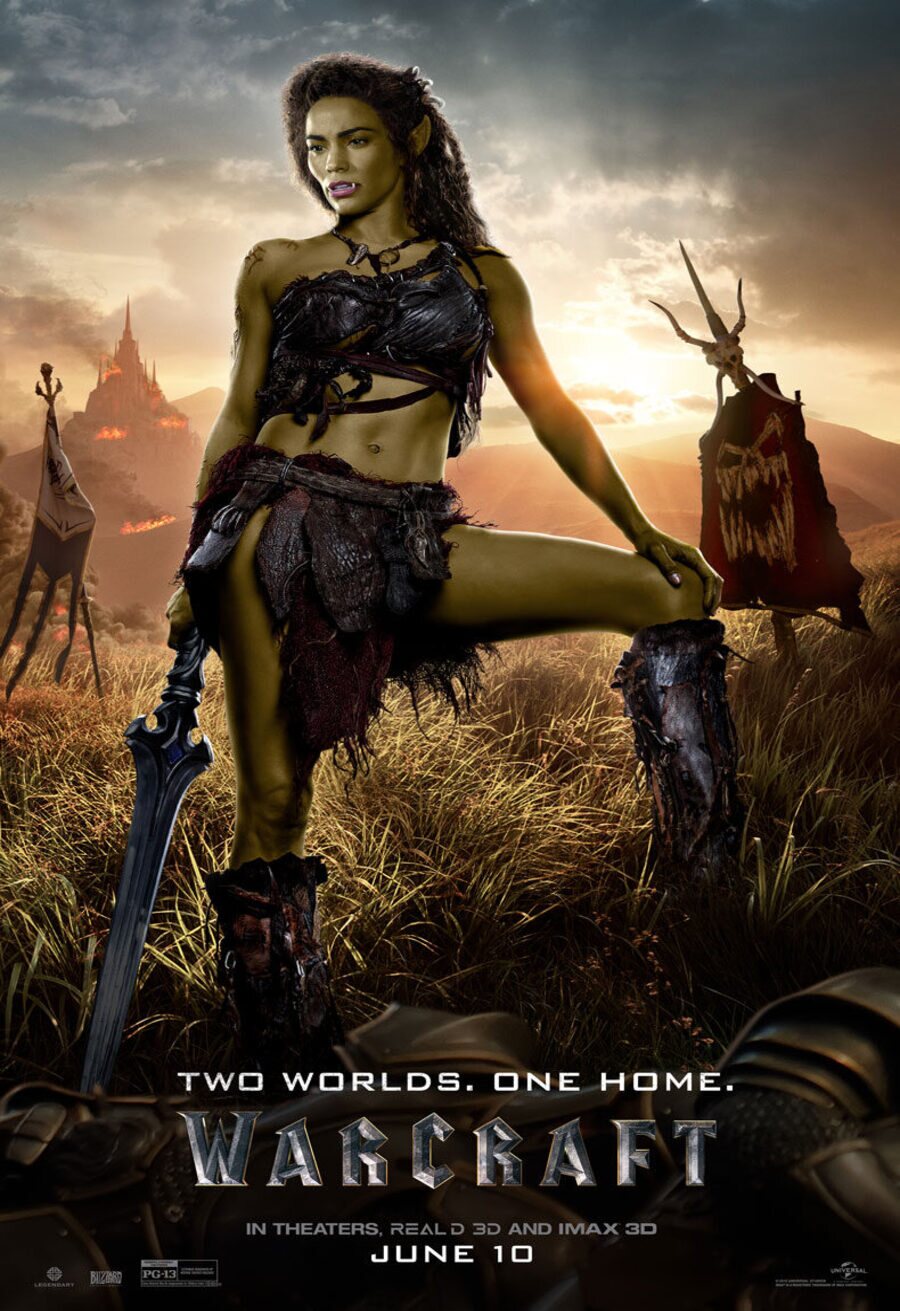 Cartel de Warcraft: El primer encuentro de dos mundos - Garona