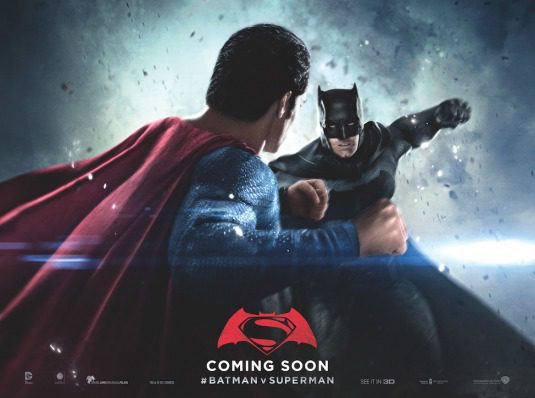 Cartel de Batman v Superman: El origen de la justicia - Hortizontal Batman