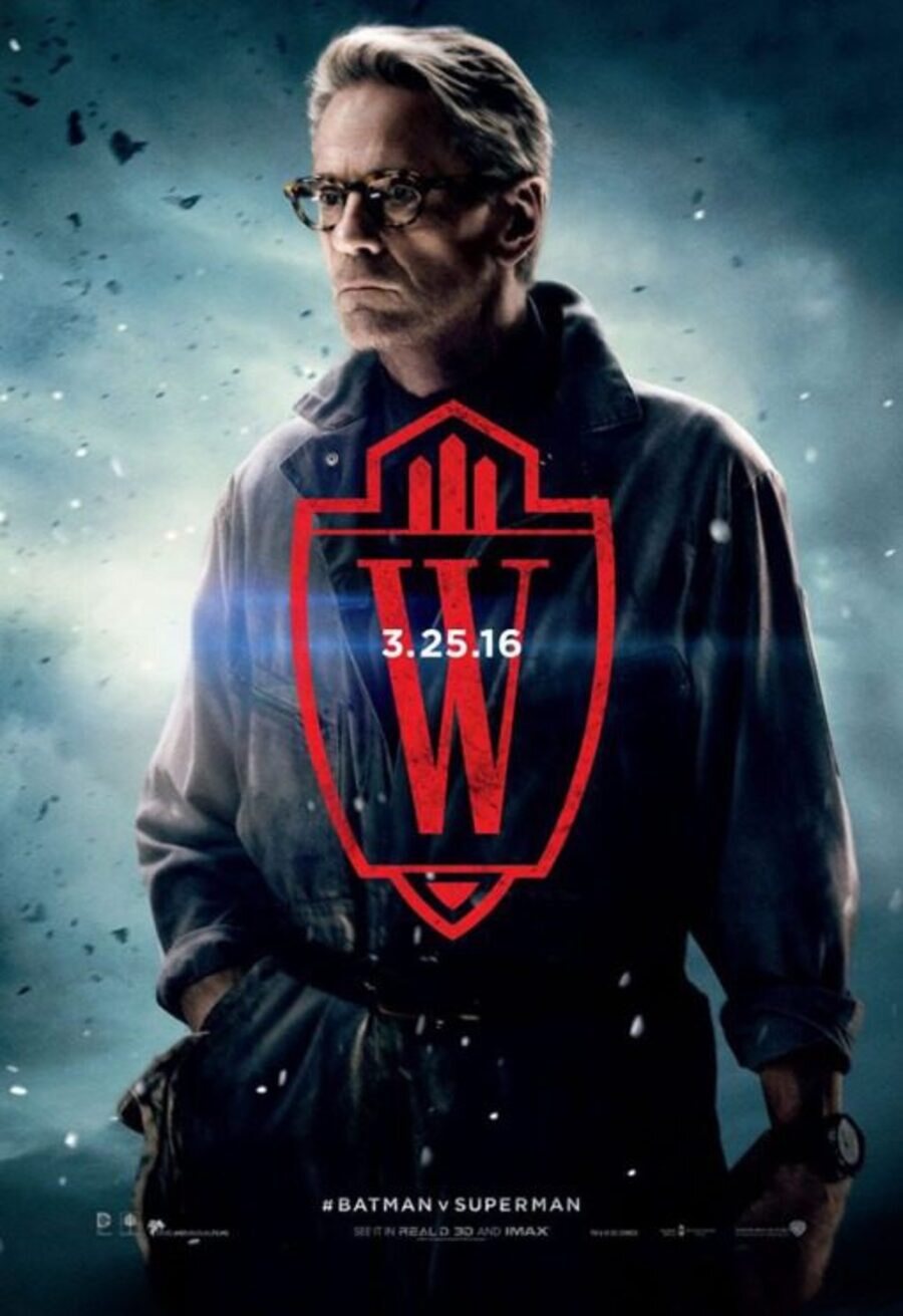Cartel de Batman v Superman: El origen de la justicia - Alfred Pennyworth