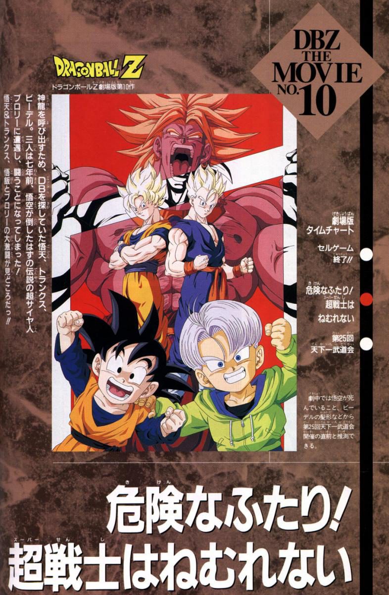 Cartel de Dragon Ball Z: El regreso de Broly - Japón