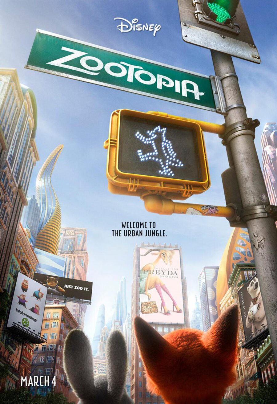 Cartel de Zootopia - EE.UU.