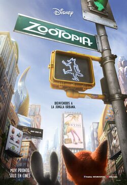 Cartel de Zootopia