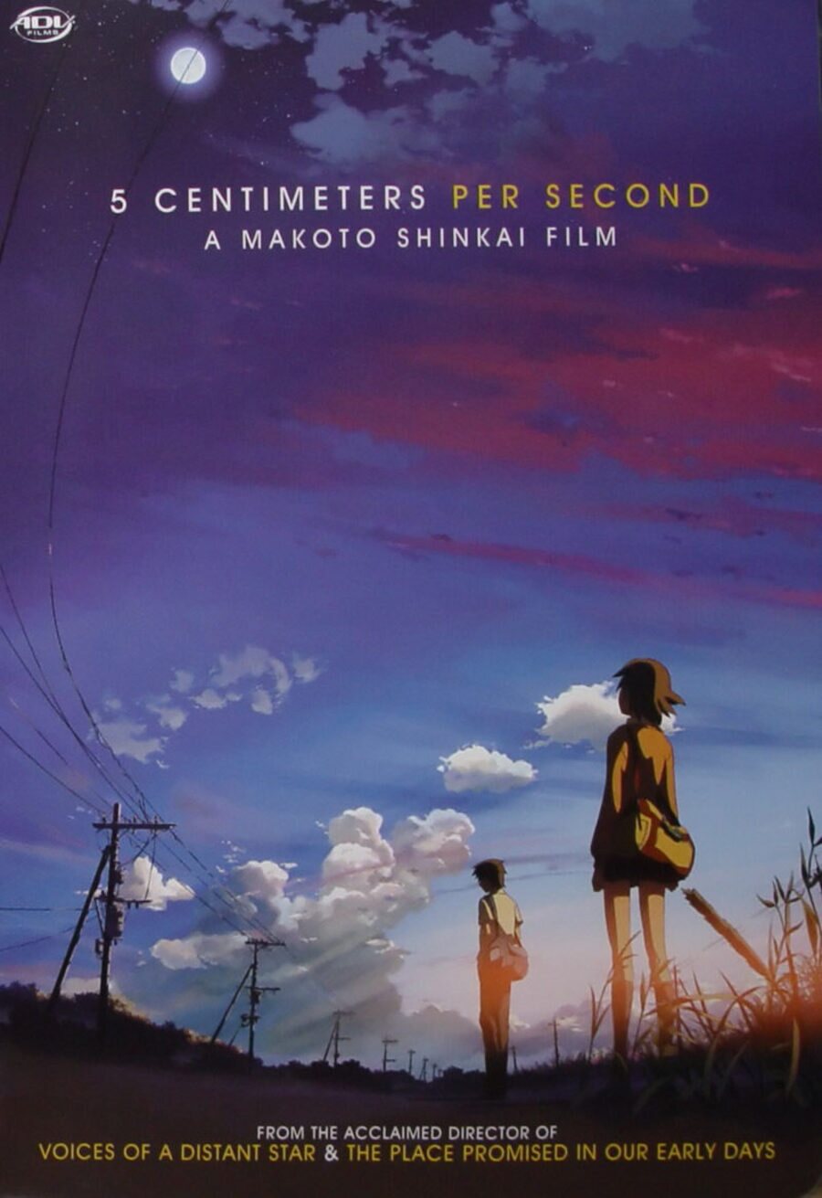 Cartel de 5 centímetros por Segundo - EE.UU