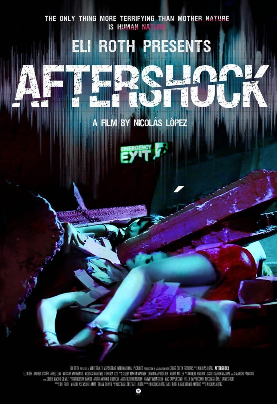 Cartel de Aftershock - EEUU