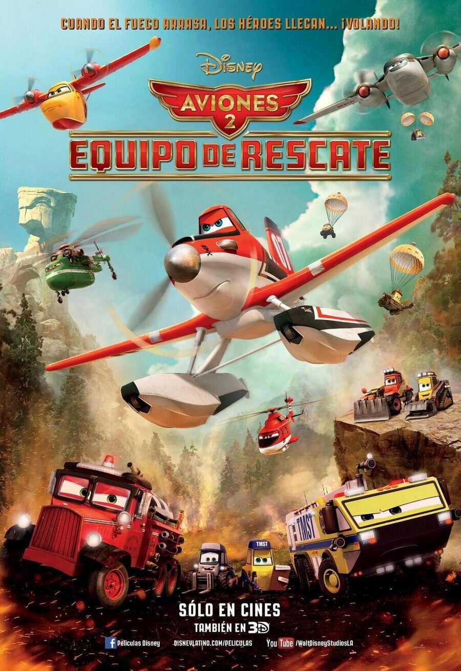 Cartel de Aviones 2: Equipo de rescate - México