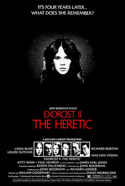 Cartel de El exorcista 2: El hereje