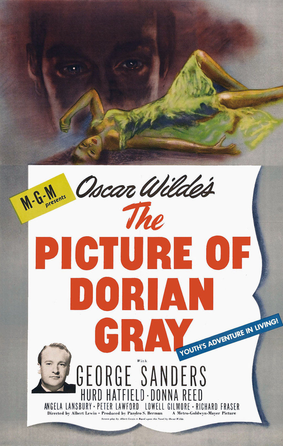 Cartel de El retrato de Dorian Gray - Estados Unidos