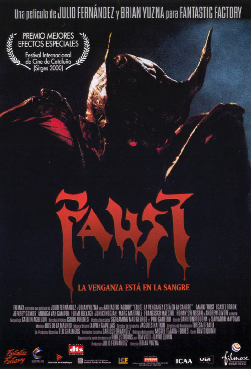 Cartel de Faust: La venganza está en la sangre - España
