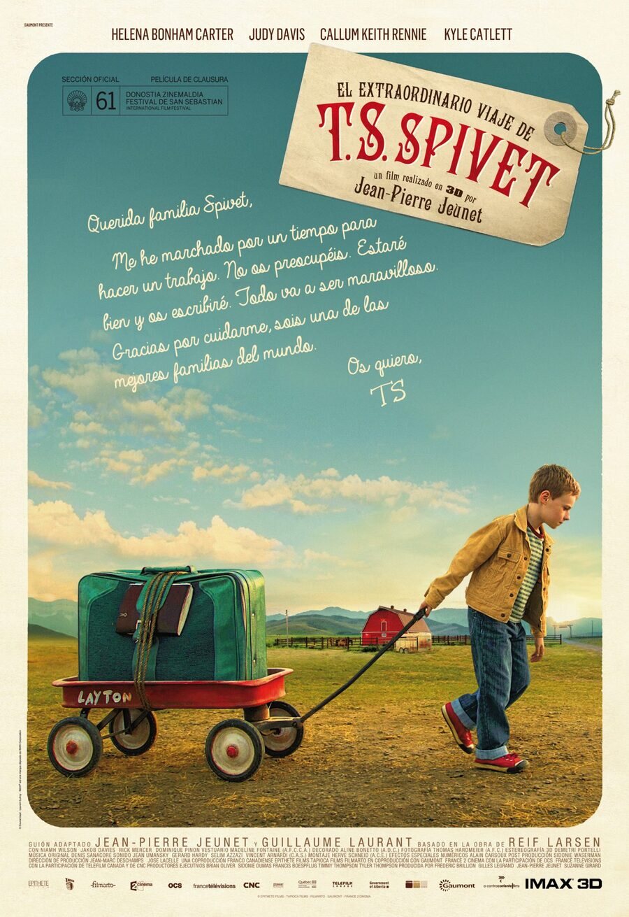 Cartel de El extraordinario viaje de T.S. Spivet - España